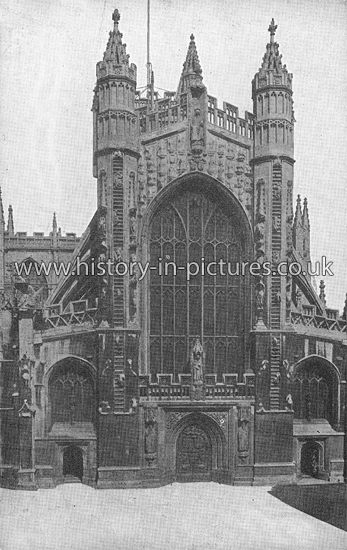 Bath Abbey, Bath, Somerset. c.1915